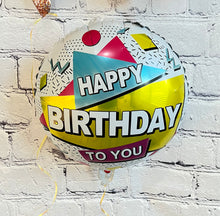 Load image into Gallery viewer, 80's Retro Music Boombox Roller-skating Balloon 4 PC Set | Party Decorations and Supplies