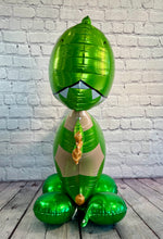 Load image into Gallery viewer, Dinosaur Balloon JUMBO Mylar Standing Foil Balloons Green | Birthday Celebration Decorations and Supplies Party Decor | Anaya Treasures AZ