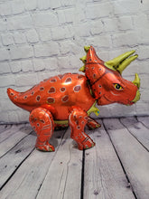 Load image into Gallery viewer, Dinosaur Balloon Set of 9 JUMBO Mylar Walking Foil Balloons | Party Supplies and Decorations | Birthday Baby Shower Gender Reveal