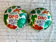 Load image into Gallery viewer, Blue Jumbo Sized Baby Dinosaur Foil Balloons Kids Birthday Party Decorations 5PC Set | Party Supplies Parties Celebrations | Gifts for Kids