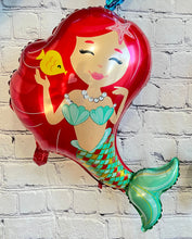 Load image into Gallery viewer, Mermaid and Dolphin Balloon Birthday Party Decoration 4 PC Set