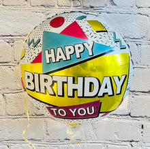 Load image into Gallery viewer, 80's Retro Music Boombox Roller-skating Balloon 4 PC Set | Balloons Party Supplies and Decorations | Birthday Party New Years Celebrations