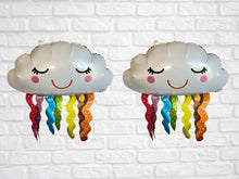 Load image into Gallery viewer, Rainbow Balloon Mylar Foil Balloons Set of 2 Rainbows | Birthday Party Supplies Decorations Celebration Gifts for Kids Rainbow Decor