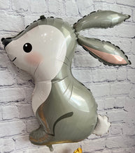 Load image into Gallery viewer, Woodland Animal Balloons - Happy Birthday Foil Party Balloons - Set of 8