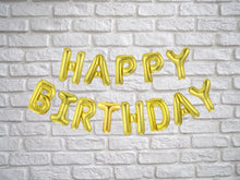Load image into Gallery viewer, Happy Birthday Balloon Foil Letters Balloon Set