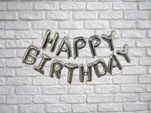 Load image into Gallery viewer, Happy Birthday Balloon Foil Letters Balloon Set
