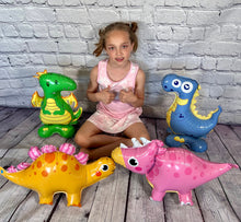 Load image into Gallery viewer, Dinosaur Dragon Mini Balloon kids birthday party celebration baby shower decorations gender reveal decor