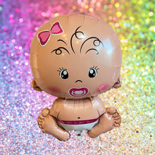Load image into Gallery viewer, Girl Baby Shower Gender Reveal Pink Foil Balloon | Party Supplies and Decorations
