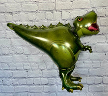 Load image into Gallery viewer, Dinosaur Balloon Green JUMBO 36" Decoration | Birthday Party Supply Decorations | Mylar Walking Foil Balloons Party Decor | Anaya Treasures