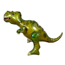 Load image into Gallery viewer, Dinosaur Balloon JUMBO Mylar Walking Foil Balloons Green T-Rex | Birthday Celebration Decorations and Supplies Party Decor | Anaya Treasures