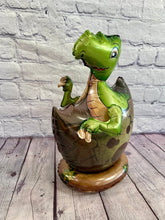 Load image into Gallery viewer, Baby Dinosaur Balloons Set 3PC JUMBO Hatching Dinosaur Eggs | Party Supplies and Decorations | Kids Gifts Birthday Parties Baby Shower Decor