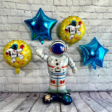 Load image into Gallery viewer, Astronaut Jumbo Balloon Birthday Outer Space Stars 5 PC Set | Party Supplies Balloons & Decorations for Celebrations Events | Gifts for Kids