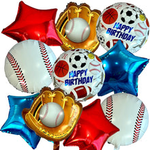 Load image into Gallery viewer, Baseball Glove Balloons 10PC Pitchers Catchers Mitt | Sports Party Supplies & Decorations | Gender Reveal Baby Shower Birthday Game Day