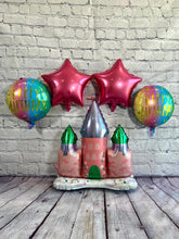 Load image into Gallery viewer, Princess Castle Balloons 5PC Set | Birthday Party Decorations & Party Supplies | Kids Birthday Gifts Baby Shower Gender Reveal Celebrations