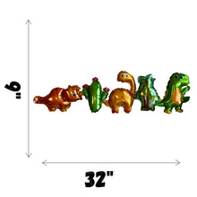Load image into Gallery viewer, Dinosaur Balloon Garland Set of 2 Foil Balloons | Birthday Party Decorations Supplies and Decor | Birthday Parties Baby Shower Gender Reveal