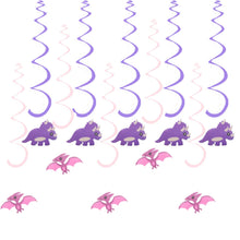 Load image into Gallery viewer, Dinosaur Birthday Party Decorations PINK JUMBO Dinosaur Balloons