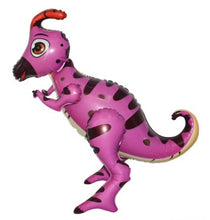 Load image into Gallery viewer, Dinosaur Balloon Set of 6 JUMBO Mylar Walking Foil Balloons | Party Supplies and Decorations | Birthday Baby Shower Gender Reveal