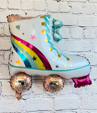 Load image into Gallery viewer, 80's Retro Music Boombox Roller-skating Balloon 4 PC Set | Party Decorations and Supplies