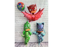 Load image into Gallery viewer, PJ Mask Party Giant Catboy, Gekko & Owlette Birthday Balloons | Party Supplies and Decorations
