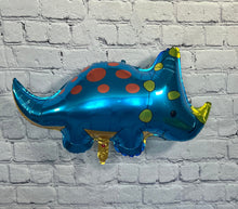 Load image into Gallery viewer, Baby Dinosaur Balloon Set of 4 Mylar Foil Party Balloons | Party Supplies and Decorations | Birthday Party Gender Reveal Baby Shower