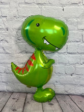 Load image into Gallery viewer, Baby Dinosaur Balloon Set of 4 Mylar Foil Party Balloons | Party Supplies and Decorations | Birthday Party Gender Reveal Baby Shower