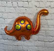 Load image into Gallery viewer, Baby Dinosaur Balloon Set of 4 Mylar Foil Party Balloons | Party Supplies and Decorations | Birthday Party Gender Reveal Baby Shower