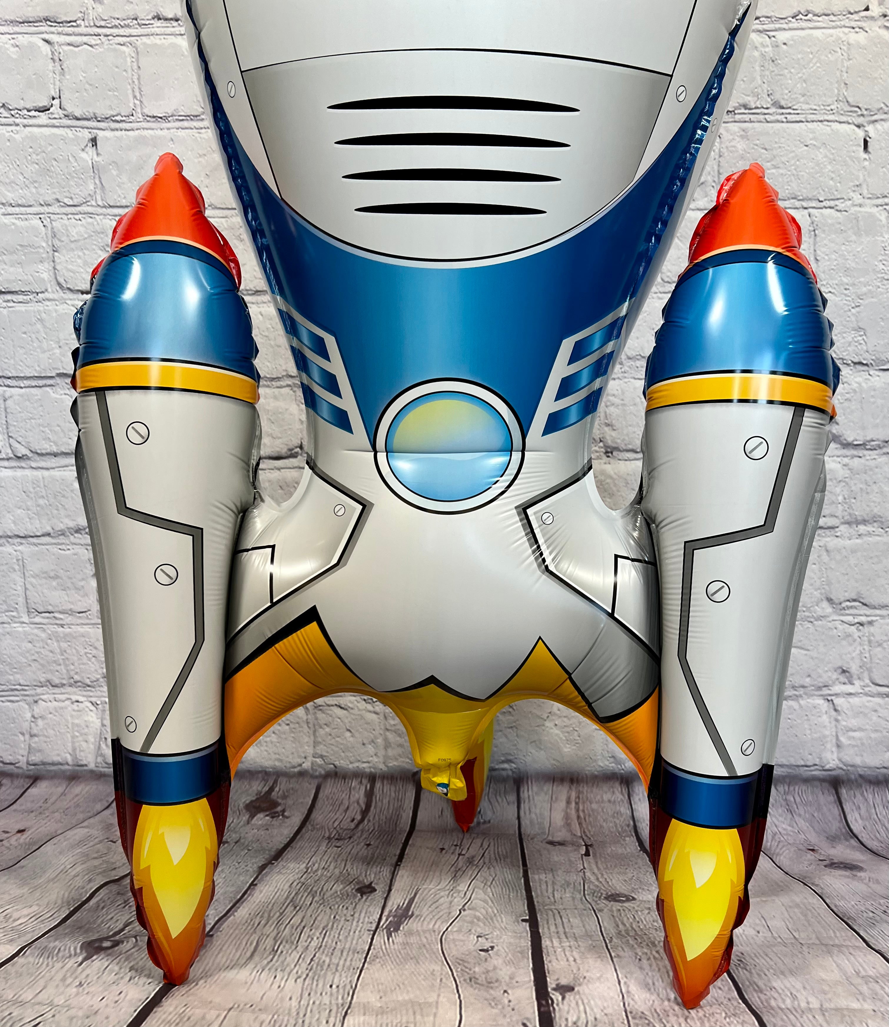 Astronaut & Rocket Ship Balloon Set – Jumbo Outer Space Party Decor (4-Piece Set)