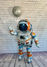 Load image into Gallery viewer, Astronaut Rocket Ships Outer Space Moon 4PC Balloon Set | Party Supplies and Decorations | Kids Birthday Party Celebration Space Theme Decor
