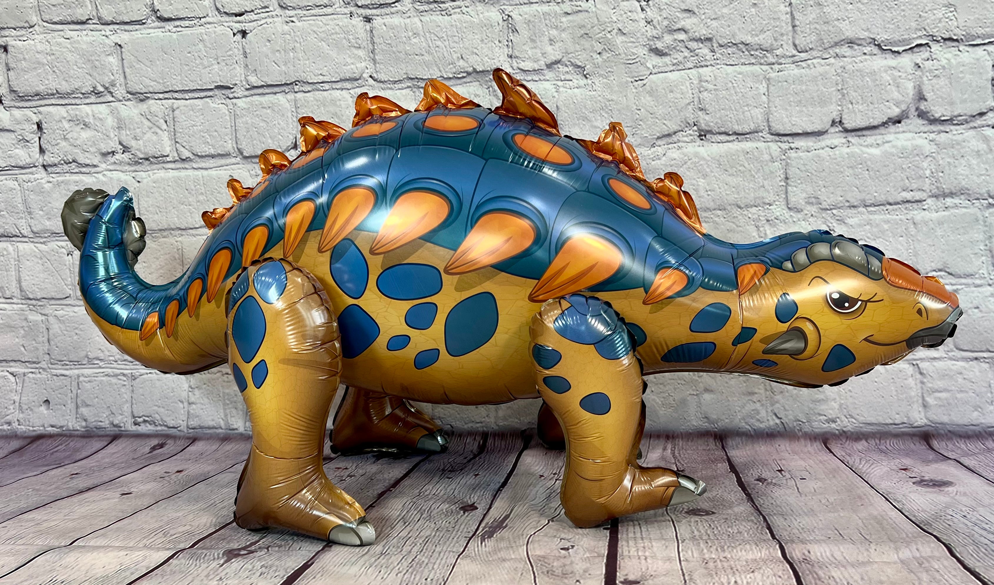 Walking Dinosaur Balloon Set – Jumbo Foil Party Decor (3-Piece Set)