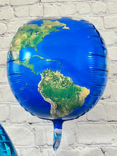 Load image into Gallery viewer, Astronaut and rocket ship space ship outer space Earth planets 5 PC balloon set
