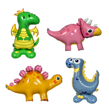 Load image into Gallery viewer, Dinosaur Dragon Mini Balloon kids birthday party celebration baby shower decorations gender reveal decor
