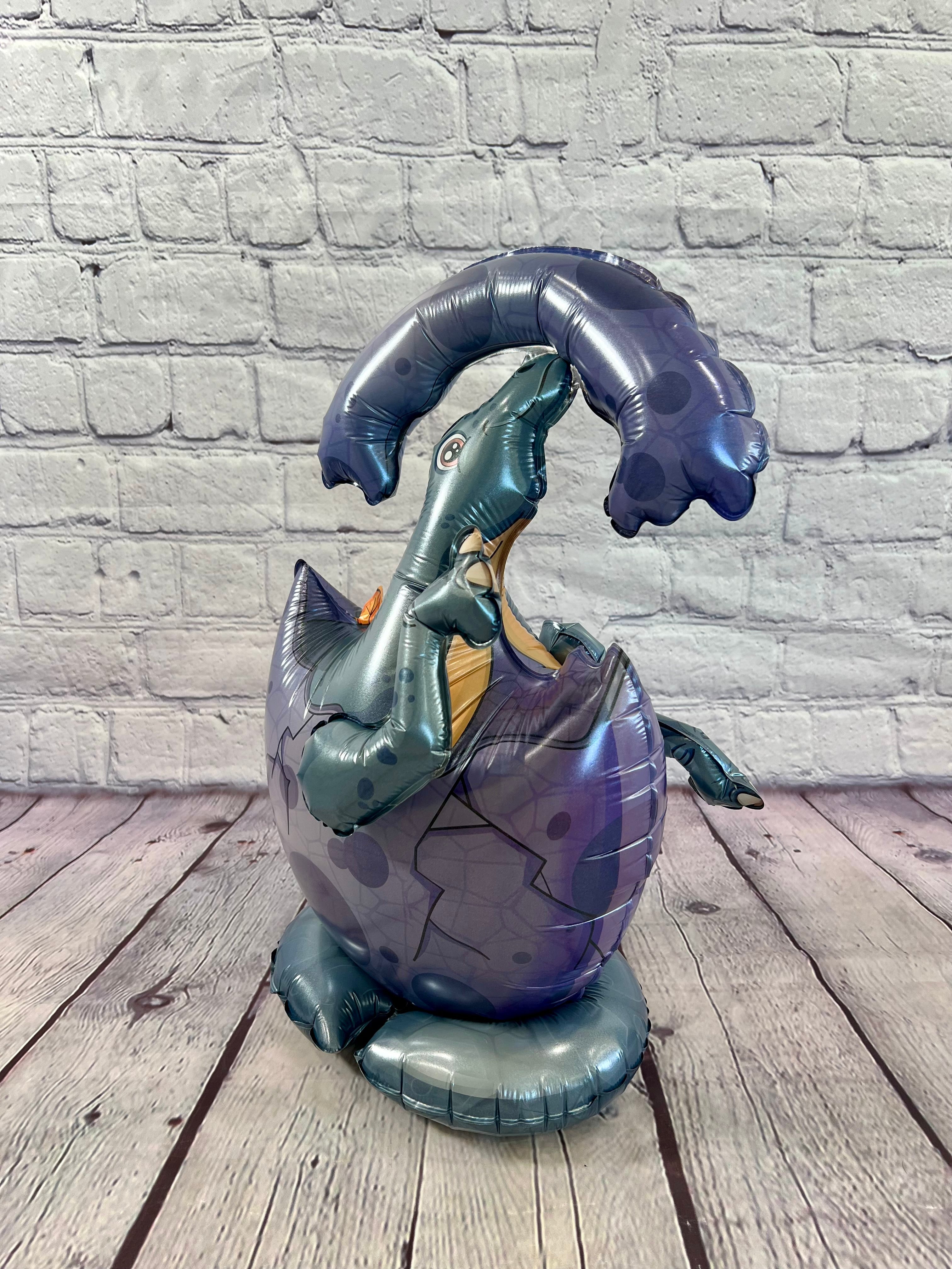 Baby Dinosaur Hatching Egg Balloon Set – Jumbo Foil Party Decor (4-Piece Set)