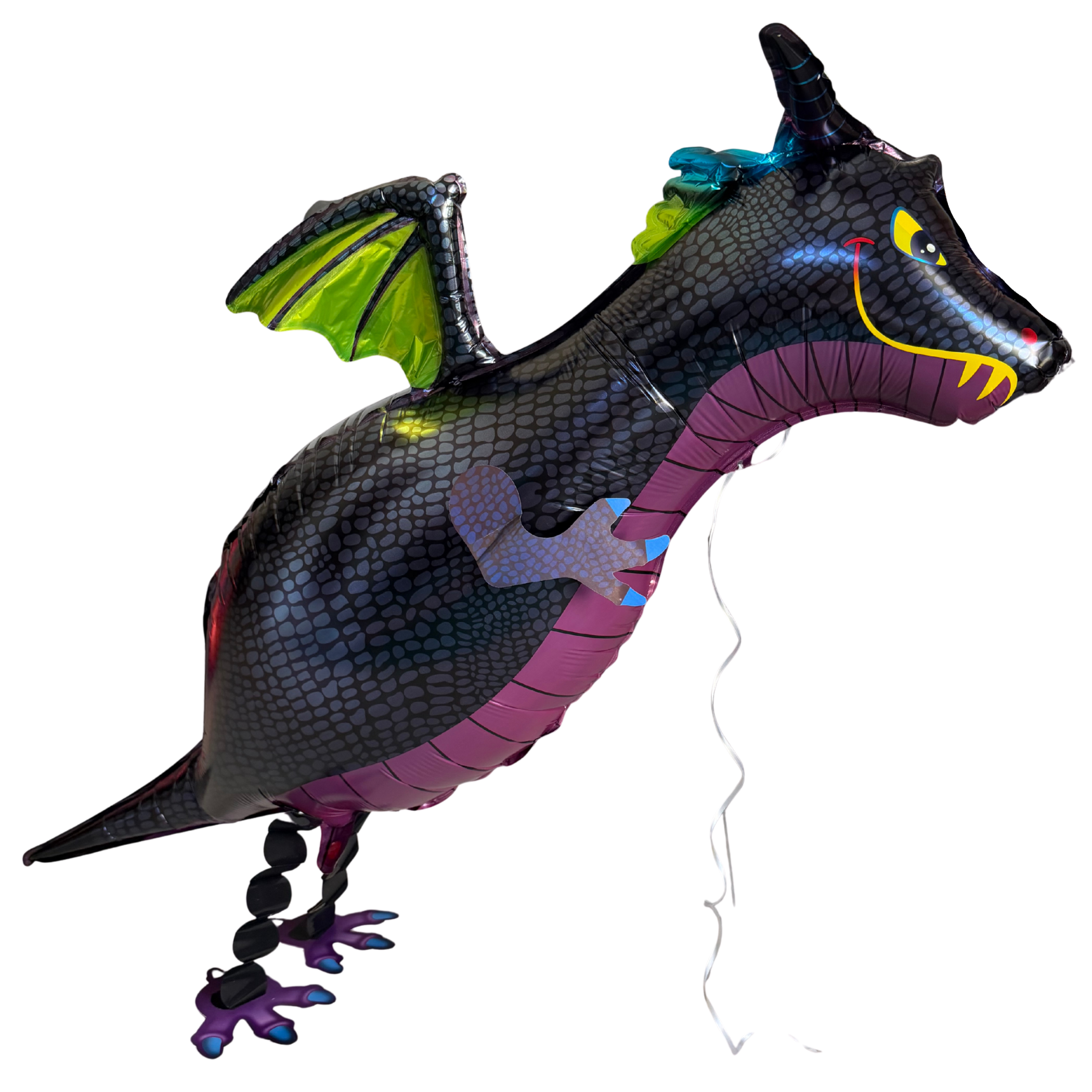 Black and Red Walking Dragon Balloons Set of 2