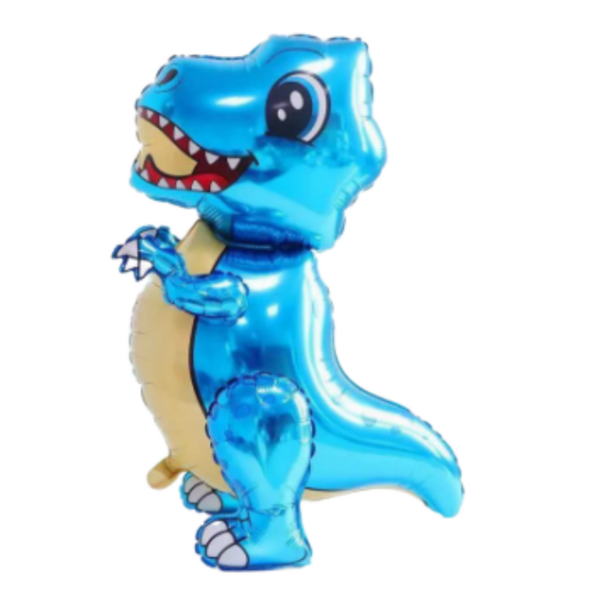 Blue T-Rex Walking Dinosaur Balloon – Jumbo Foil Party Decor