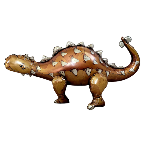 Brown Walking Dinosaur Balloon – Jumbo Foil Party Decor