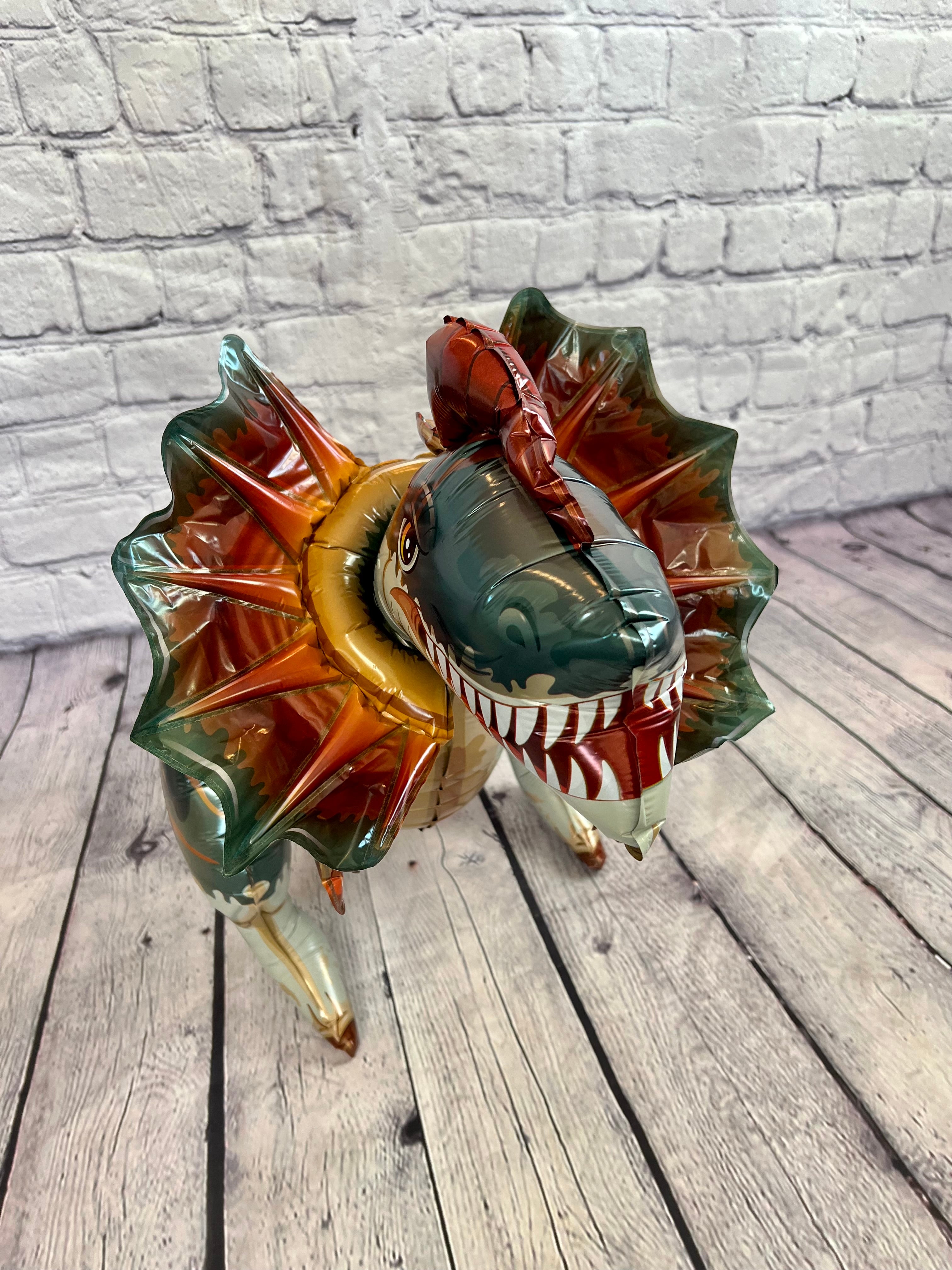 Green Standing Dinosaur Balloon – Jumbo Foil Party Decor