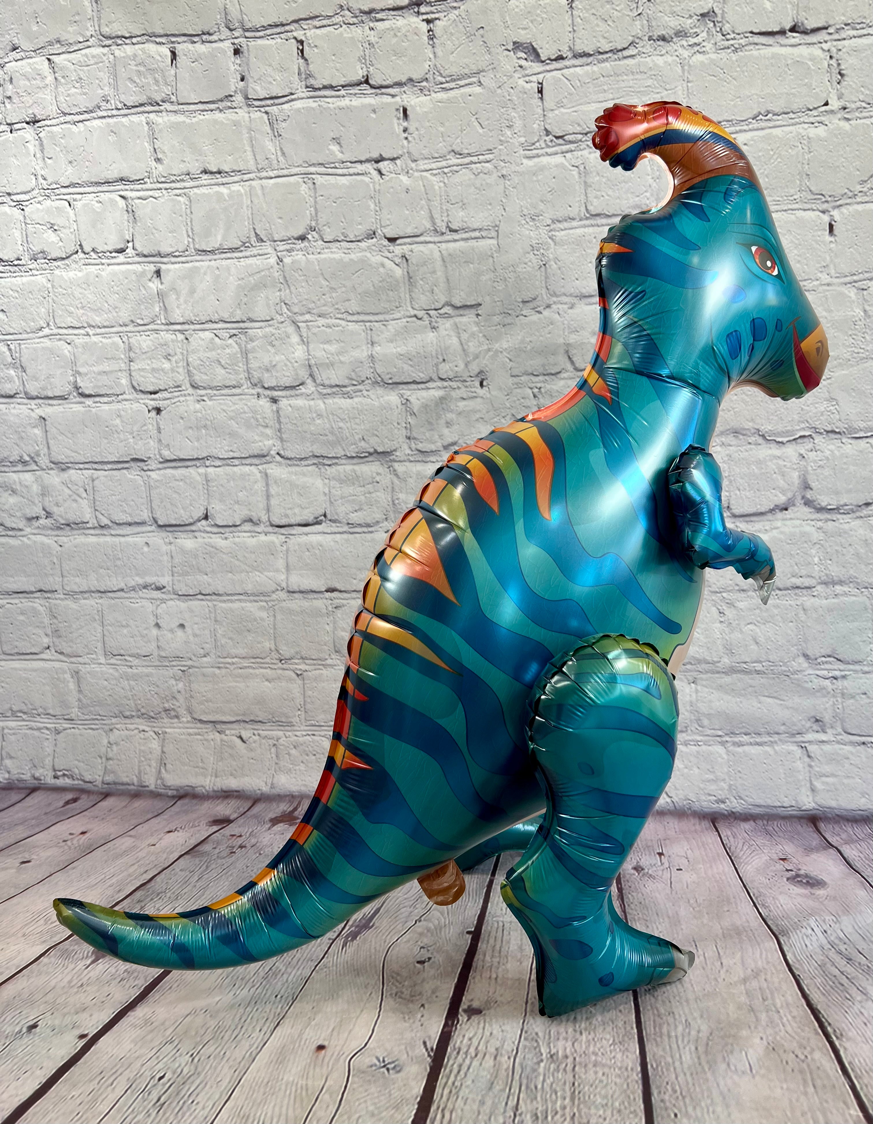 Dinosaur 4D Standing Balloon Set – Jumbo Foil Party Decor (3-Piece Set)