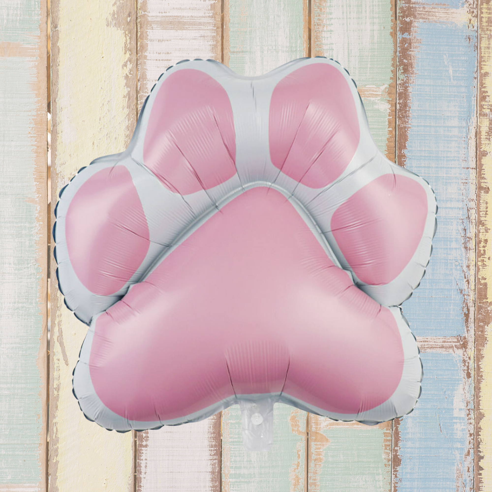 Pink Dog Paw Print Balloon – Puppy Birthday Party Decor