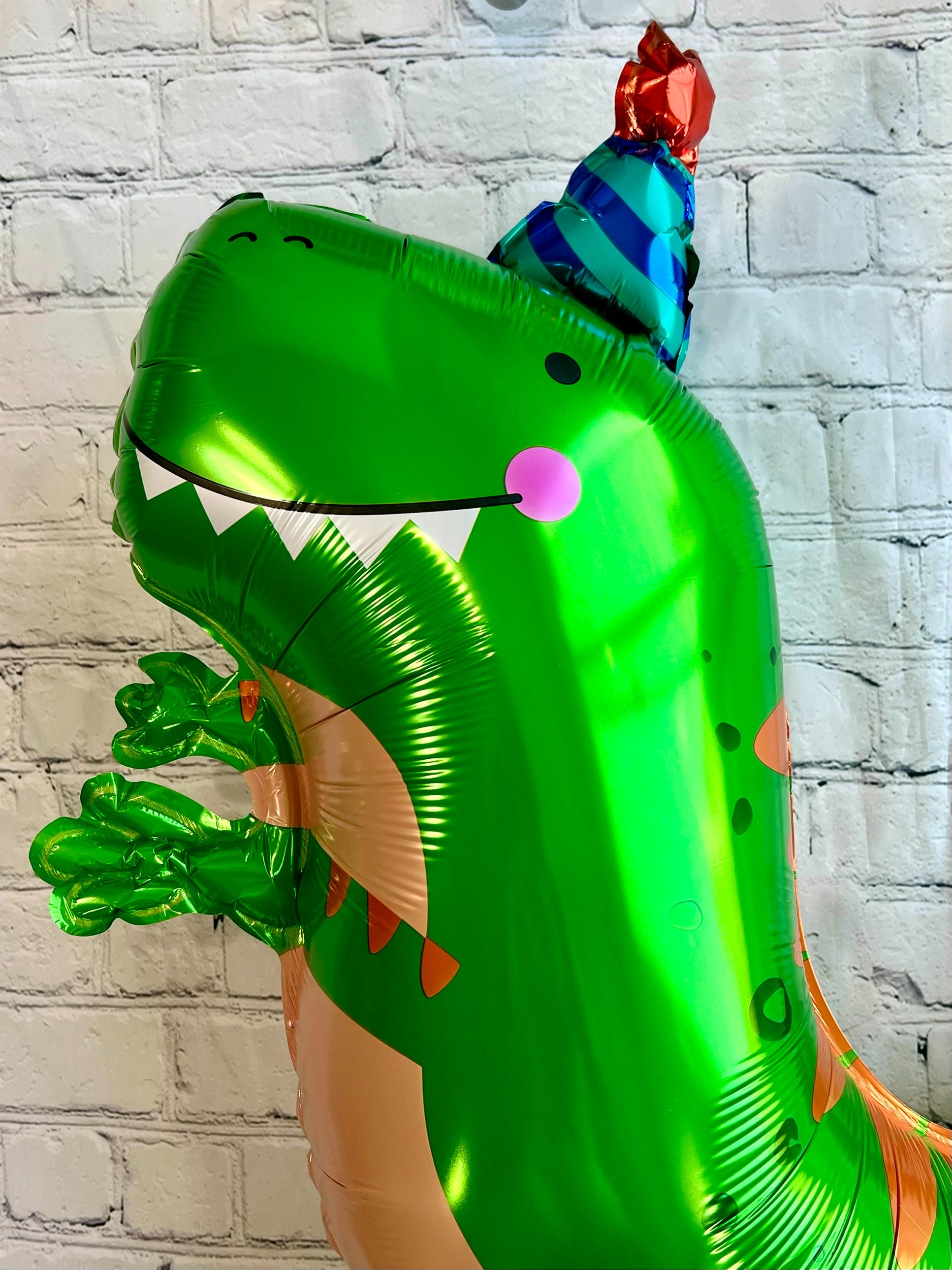 Green Dinosaur Birthday Balloon Set – Foil Party Decor (5-Piece Set)
