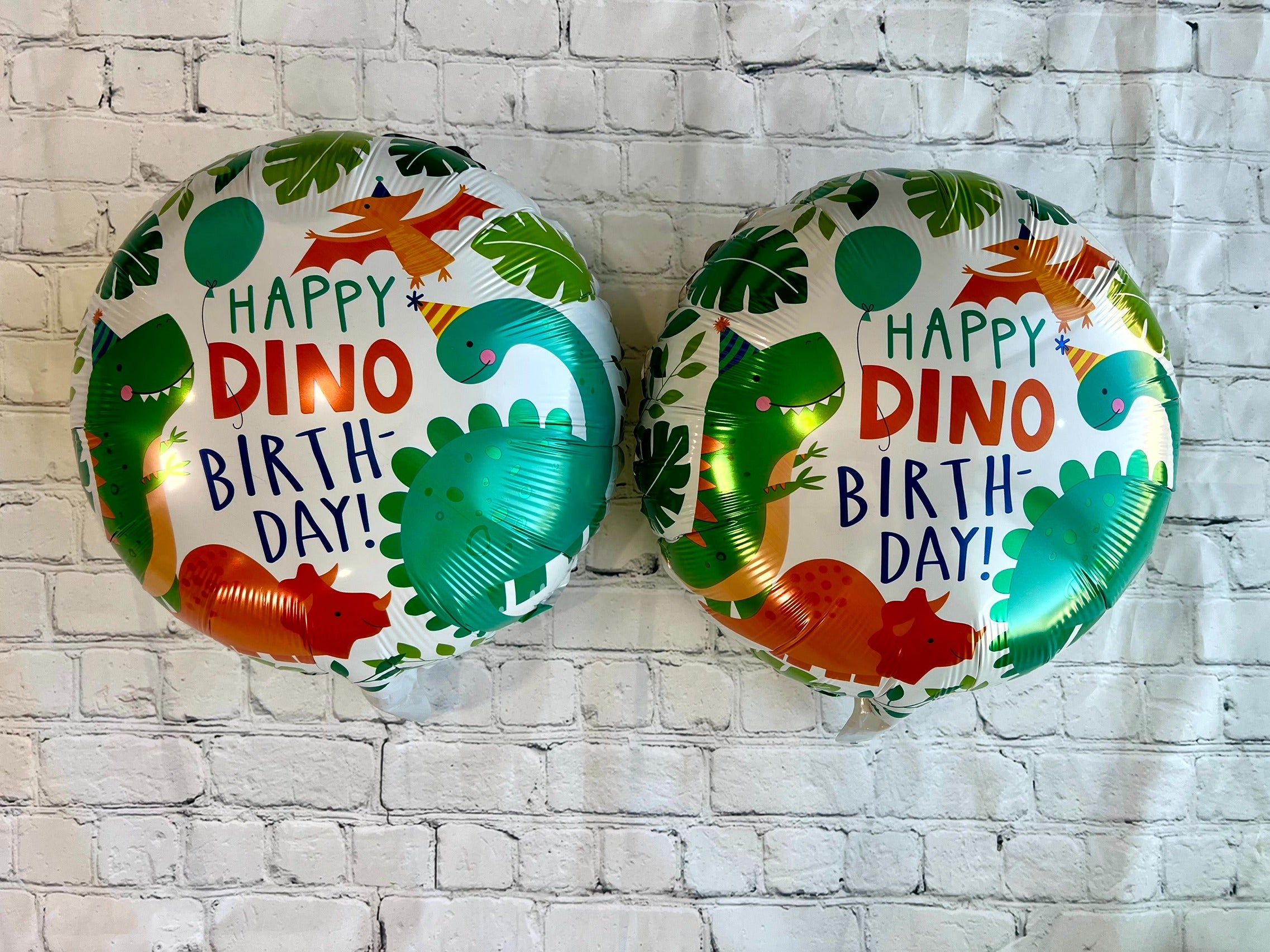 Green Dinosaur Birthday Balloon Set – Foil Party Decor (5-Piece Set)