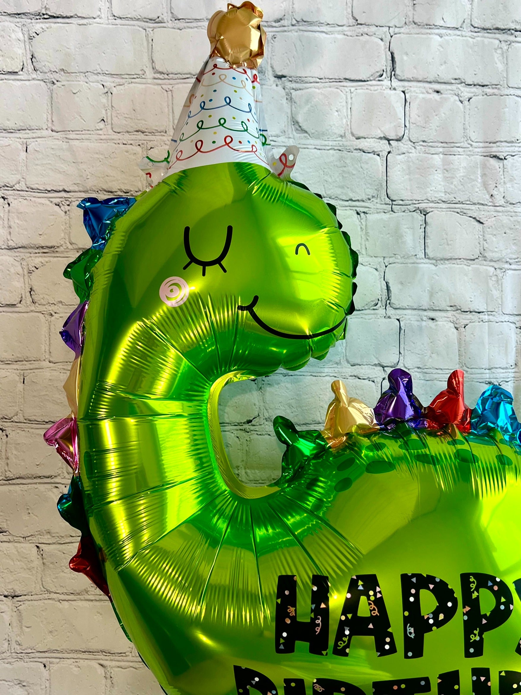 Gigantic Dinosaur 3D Balloon Set – Foil Party Decor (6-Piece Set)