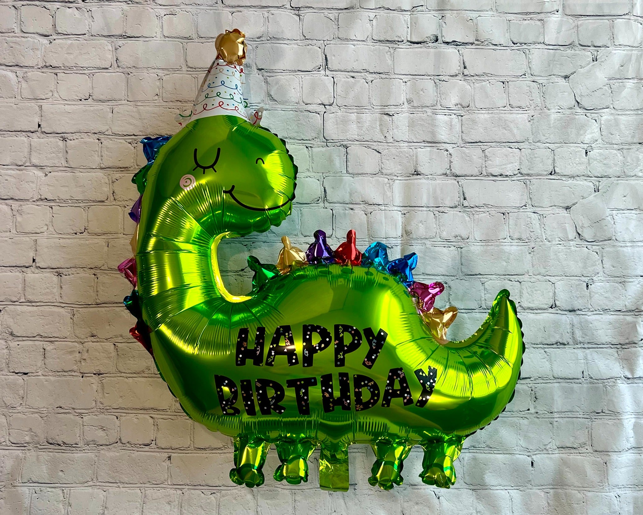Gigantic Dinosaur 3D Balloon Set – Foil Party Decor (6-Piece Set)