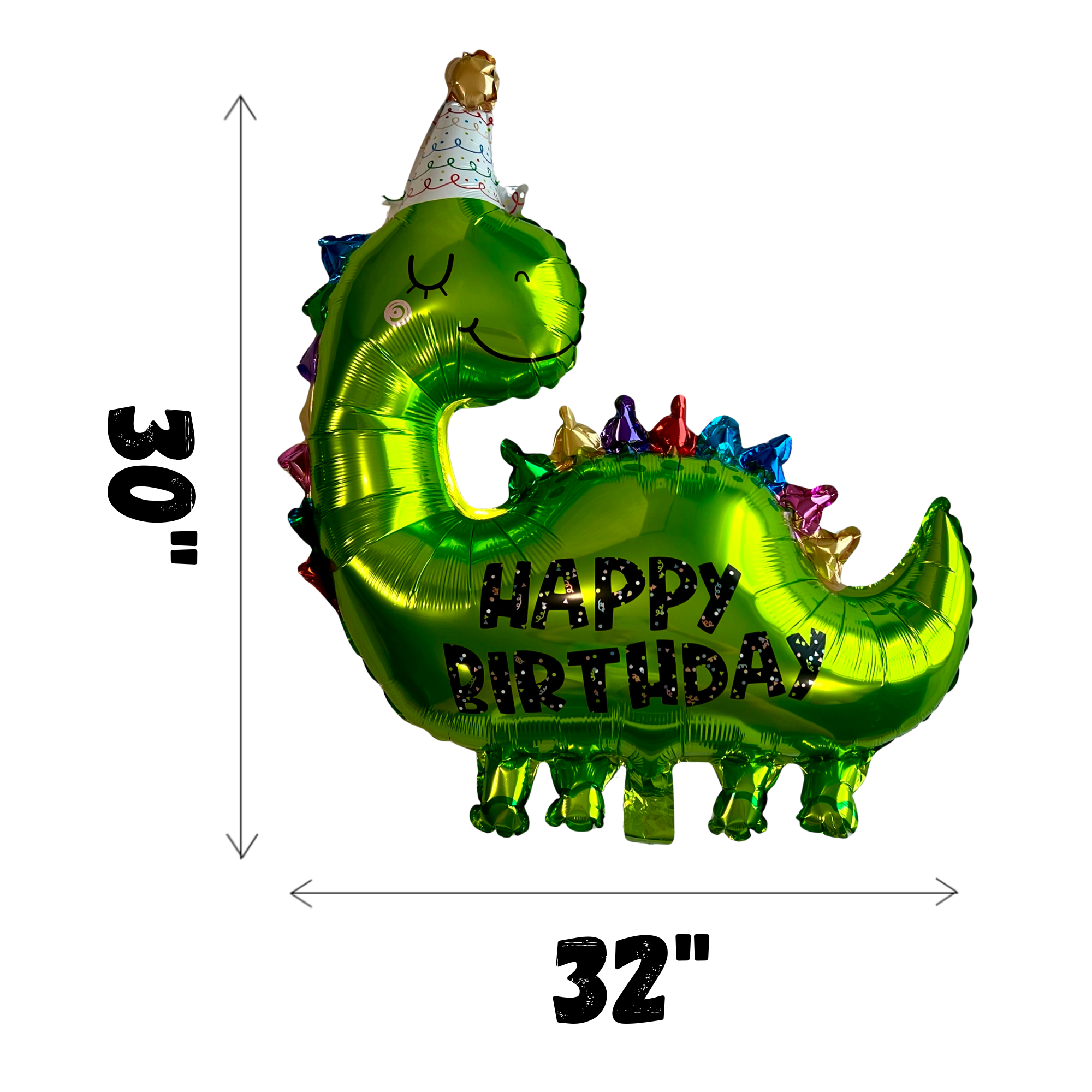 Gigantic Dinosaur 3D Balloon Set – Foil Party Decor (6-Piece Set)