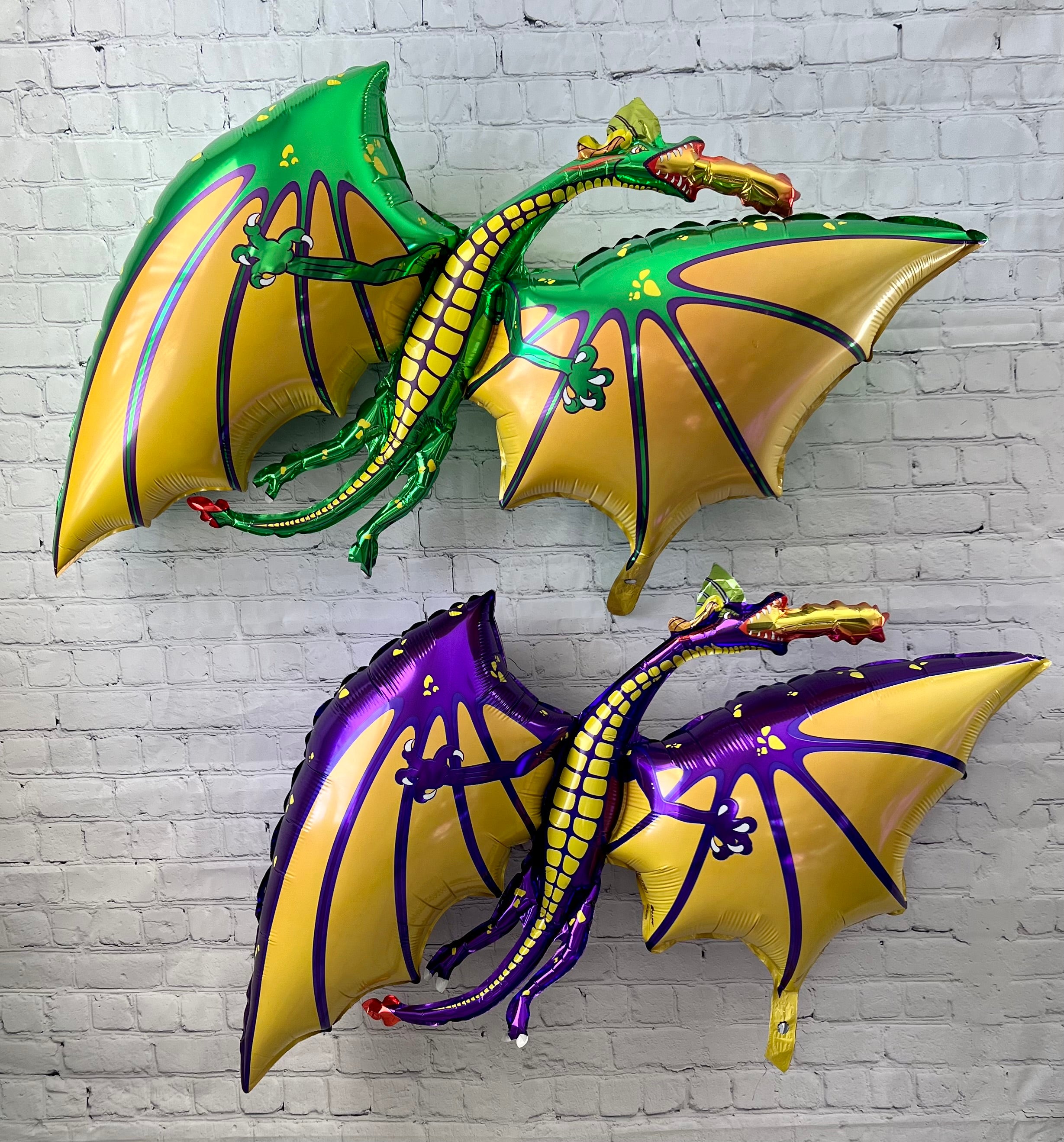 Jumbo Dragon Balloon Set – Foil Party Decor (2-Piece Set)