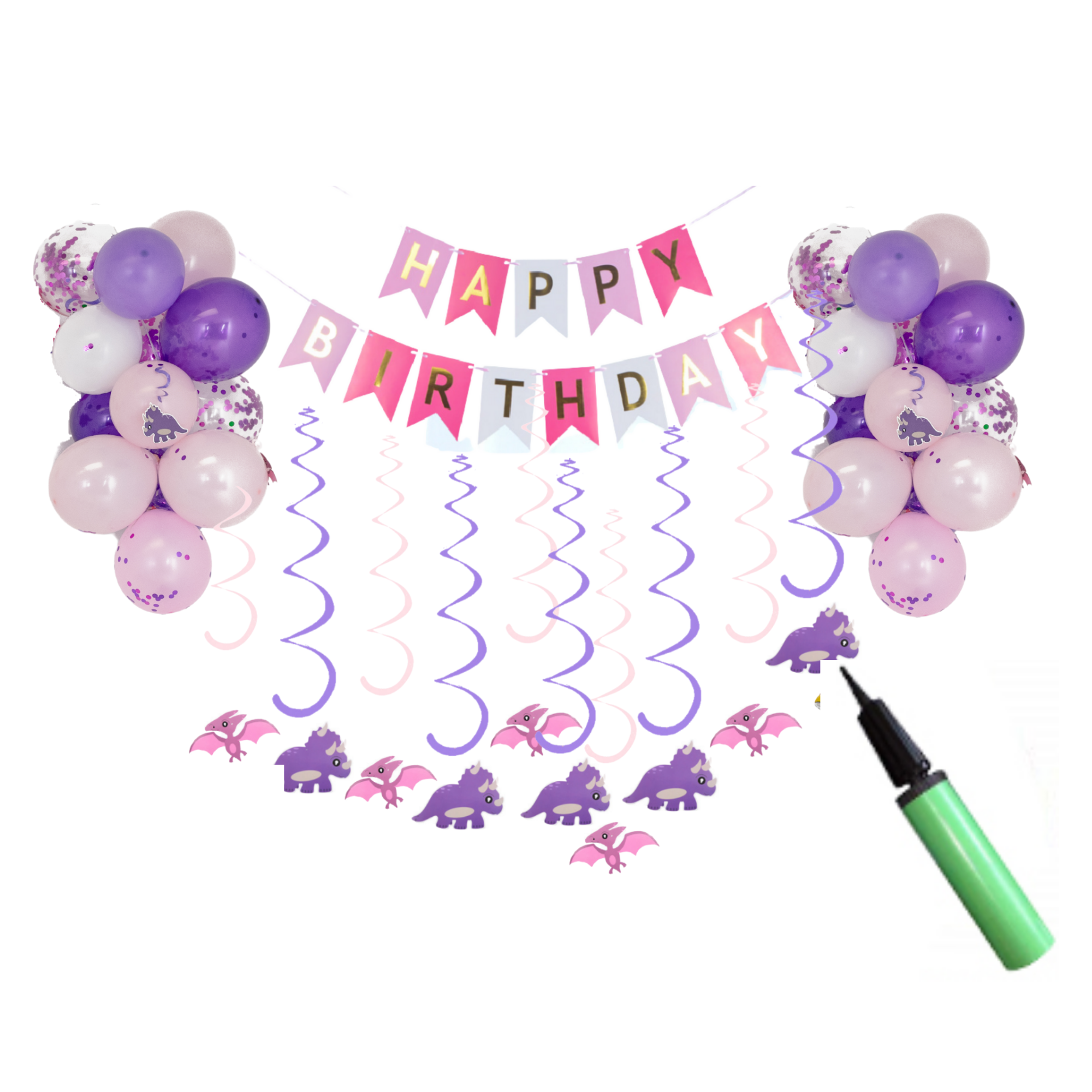 Pink Dinosaur Balloons – Jumbo Birthday Party Decor
