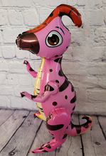 Load image into Gallery viewer, Dinosaur Balloon Set of 12 JUMBO Mylar Walking Foil Balloons | Party Supplies and Decorations | Birthday Baby Shower Gender Reveal

