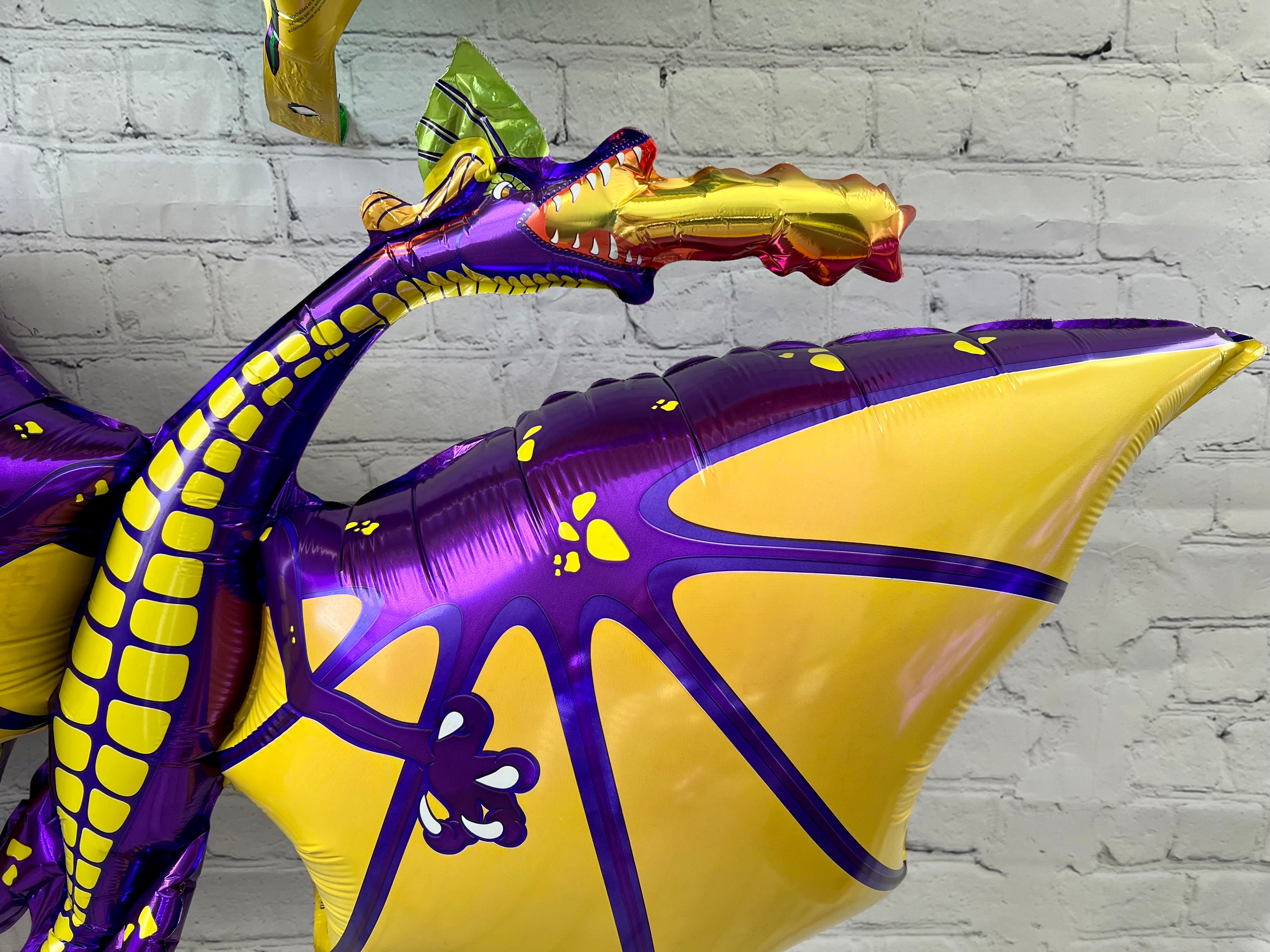 Jumbo Dragon Balloon Set – Foil Party Decor (2-Piece Set)