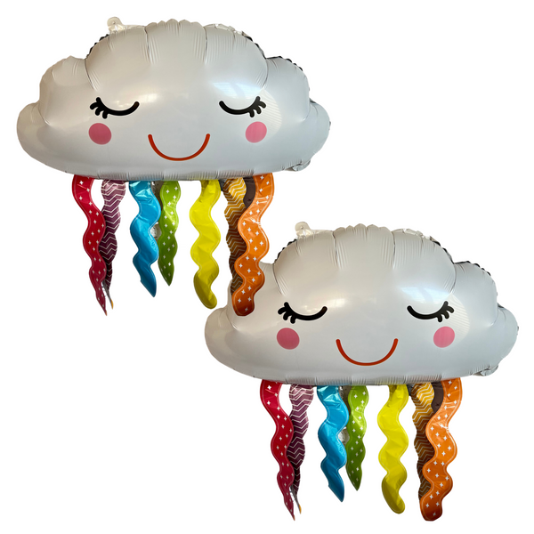 Rainbow Foil Balloon Set – Party Decor (2-Piece Set)