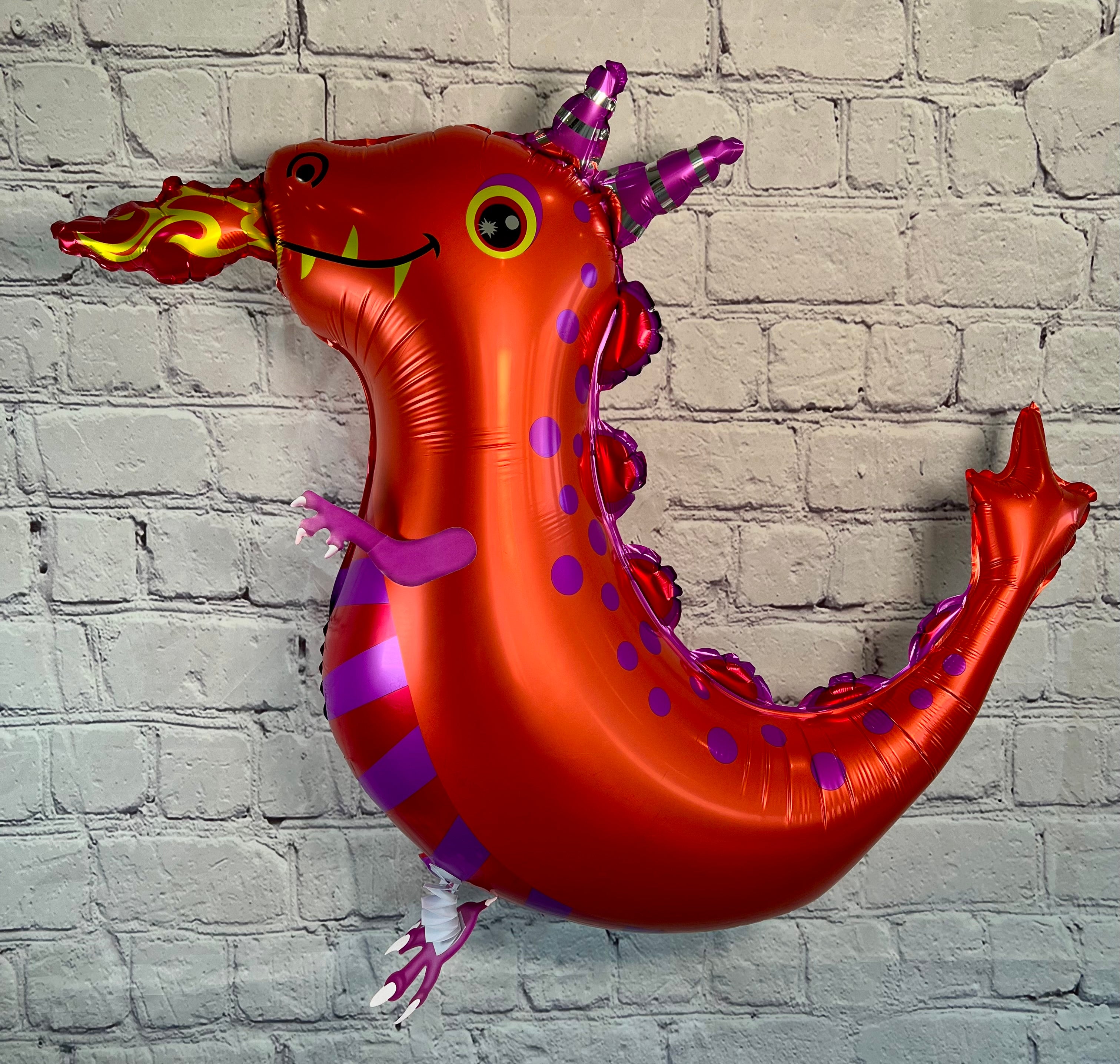 Red Walking Dragon Balloon – Jumbo Foil Party Decor