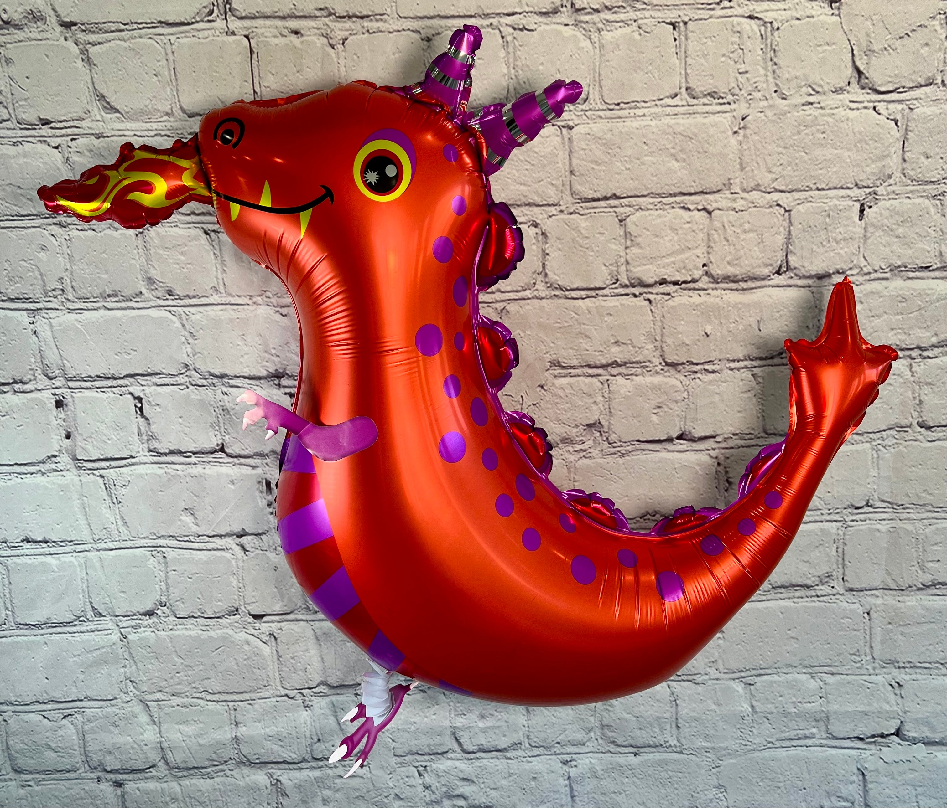 Red Walking Dragon Balloon – Jumbo Foil Party Decor